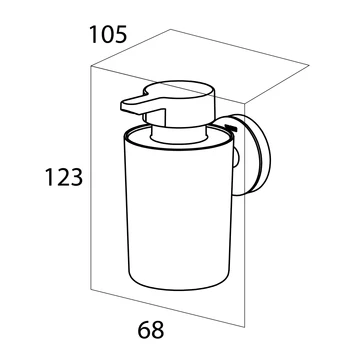 Tiger Zeepdispenser Urban Hangend Zwart Tiger Zeepdispenser Urban Hangend Zwart -Badkamerwinkel Voor Thuis 123 2125