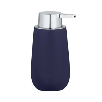 Wenko keramische zeepdispenser Badi donkerblauw Wenko Keramische Zeepdispenser Badi Donkerblauw -Badkamerwinkel Voor Thuis 123 2133