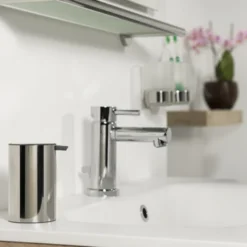 Tiger Zeepdispenser Boston Staand RVS Glans -Badkamerwinkel Voor Thuis 123 2145