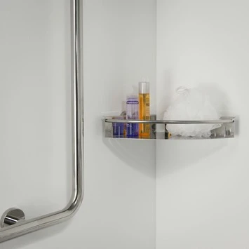 Tiger Hoekkorf Boston Groot Chroom Tiger Hoekkorf Boston Groot Chroom -Badkamerwinkel Voor Thuis 123 2169