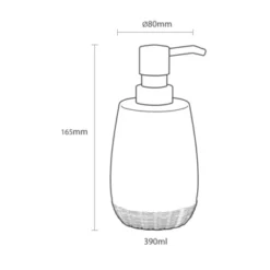 Sealskin Zeepdispenser Braid Zand -Badkamerwinkel Voor Thuis 123 2181