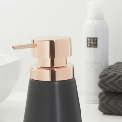 Sealskin Zeepdispenser Conical Porcelein Zwart -Badkamerwinkel Voor Thuis 123 2204