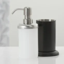 Sealskin Zeepdispenser Acero Zwart 2 Sealskin Zeepdispenser Acero Zwart -Badkamerwinkel Voor Thuis 123 2233