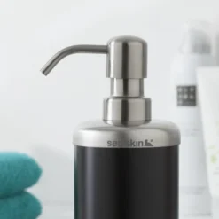 Sealskin Zeepdispenser Acero Zwart 3 Sealskin Zeepdispenser Acero Zwart -Badkamerwinkel Voor Thuis 123 2234