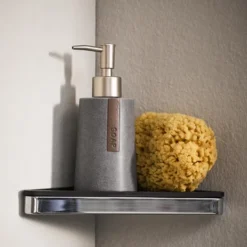 Sealskin Pierra Zeepdispenser Grijs 3 Sealskin Pierra Zeepdispenser Grijs -Badkamerwinkel Voor Thuis 123 2250