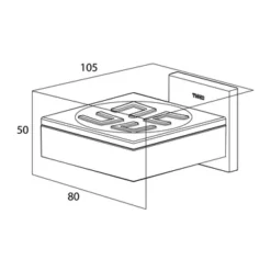 Tiger Zeepbakje Items Hangend RVS 3 Tiger Zeepbakje Items Hangend RVS -Badkamerwinkel Voor Thuis 123 2257