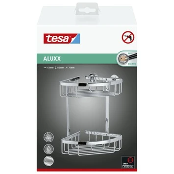 Tesa Doucherek Aluxx Hoek Dubbel Tesa Doucherek Aluxx Hoek Dubbel -Badkamerwinkel Voor Thuis 123 2273