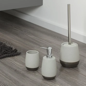 Sealskin Zeepdispenser Braid Lichtgrijs Sealskin Zeepdispenser Braid Lichtgrijs -Badkamerwinkel Voor Thuis 123 2284