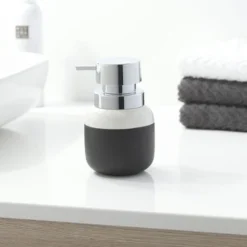 Sealskin Zeepdispenser Sphere Porcelein Zwart 2 Sealskin Zeepdispenser Sphere Porcelein Zwart -Badkamerwinkel Voor Thuis 123 2289