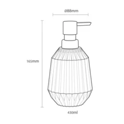 Sealskin Zeepdispenser Arte Grijs 7 Sealskin Zeepdispenser Arte Grijs -Badkamerwinkel Voor Thuis 123 2322