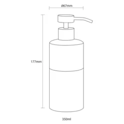 Sealskin Zeepdispenser Doppio Bruin 5 Sealskin Zeepdispenser Doppio Bruin -Badkamerwinkel Voor Thuis 123 2357