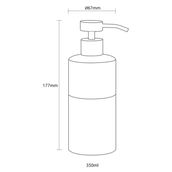 Sealskin Zeepdispenser Doppio Bruin Sealskin Zeepdispenser Doppio Bruin -Badkamerwinkel Voor Thuis 123 2357