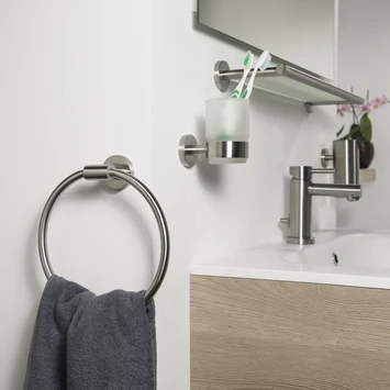 Tiger handdoekring Boston RVS Tiger Handdoekring Boston RVS -Badkamerwinkel Voor Thuis 123 2397