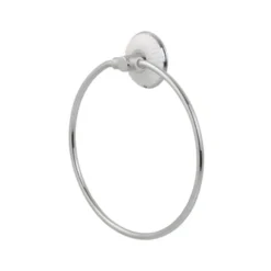 Tiger Ivy Beweegbare Handdoekring Chroom/wit