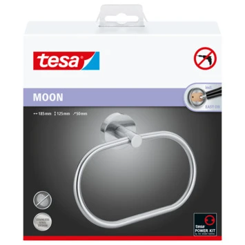Tesa Handdoekring Moon Tesa Handdoekring Moon -Badkamerwinkel Voor Thuis 123 2407