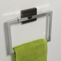 Tiger Zenna Handdoekring Chroom/wenge -Badkamerwinkel Voor Thuis 123 2425