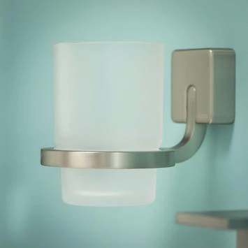 Tiger Bekerhouder Impuls Hangend met Beker RVS Tiger Bekerhouder Impuls Hangend Met Beker RVS -Badkamerwinkel Voor Thuis 123 2450