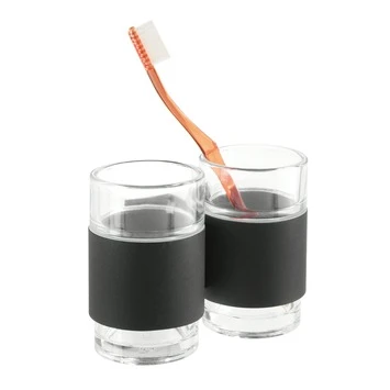 Tiger Dubbele Bekerhouder Nomad Hangend met Bekers Zwart Tiger Dubbele Bekerhouder Nomad Hangend Met Bekers Zwart -Badkamerwinkel Voor Thuis 123 2465