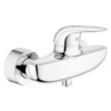 GROHE Douchekraan Wave Met Hendel Chroom 15 Cm