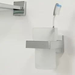 Tiger Bekerhouder Items Hangend Met Beker Chroom -Badkamerwinkel Voor Thuis 123 2532