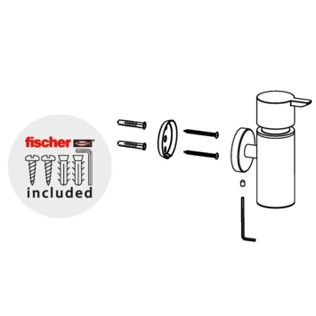 Marho Zeepdispenser Luxor chroom Marho Zeepdispenser Luxor Chroom -Badkamerwinkel Voor Thuis 123 2565