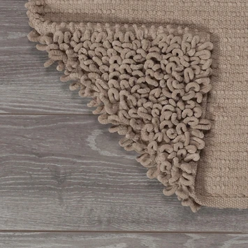 Sealskin toiletmat Twist zand 45x55 cm Sealskin Toiletmat Twist Zand 45x55 Cm -Badkamerwinkel Voor Thuis 123 2593