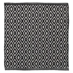 Sealskin Badmat Trellis 60x60cm Zwart