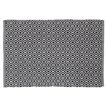 Sealskin badmat Trellis zwart 60x90cm Sealskin Badmat Trellis Zwart 60x90cm -Badkamerwinkel Voor Thuis 123 2702