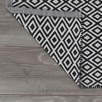 Sealskin badmat Trellis zwart 60x90cm Sealskin Badmat Trellis Zwart 60x90cm -Badkamerwinkel Voor Thuis 123 2703