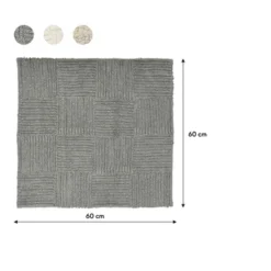 Sealskin Badmat Reverse 60x60cm Grijs 4 Sealskin Badmat Reverse 60x60cm Grijs -Badkamerwinkel Voor Thuis 123 2715