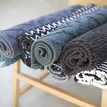 Sealskin badmat aztec 60x90cm donkergrijs Sealskin Badmat Aztec 60x90cm Donkergrijs -Badkamerwinkel Voor Thuis 123 2730