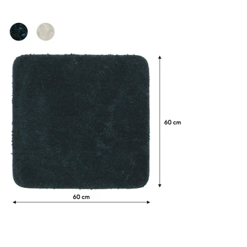 Sealskin badmat angora 60x60cm donkergroen Sealskin Badmat Angora 60x60cm Donkergroen -Badkamerwinkel Voor Thuis 123 2748