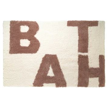 Sealskin Badmat Littera ivoor 90x60 cm Sealskin Badmat Littera Ivoor 90x60 Cm -Badkamerwinkel Voor Thuis 123 2750