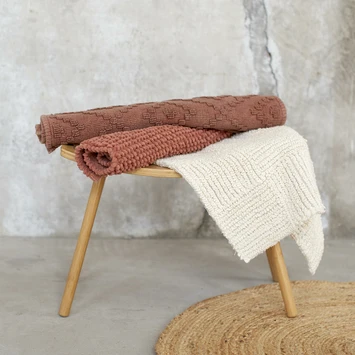 Sealskin badmat aztec 60x60cm donkerroze Sealskin Badmat Aztec 60x60cm Donkerroze -Badkamerwinkel Voor Thuis 123 2779