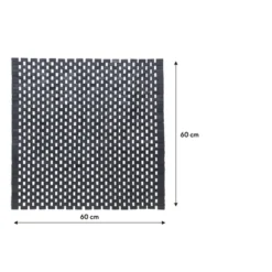 Sealskin Badmat Woodblock 60x60cm Zwart -Badkamerwinkel Voor Thuis 123 2813