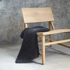 Sealskin Badmat Delhi 60x90cm Donkergrijs 3 Sealskin Badmat Delhi 60x90cm Donkergrijs -Badkamerwinkel Voor Thuis 123 2818