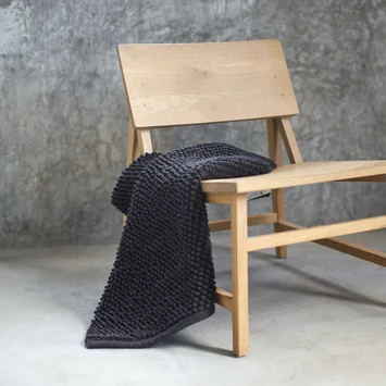 Sealskin badmat delhi 60x60cm donkergrijs Sealskin Badmat Delhi 60x60cm Donkergrijs -Badkamerwinkel Voor Thuis 123 2848