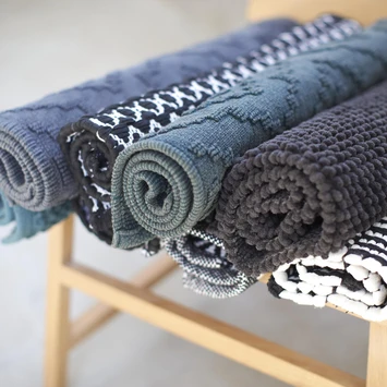 Sealskin badmat aztec 60x90cm donkergroen Sealskin Badmat Aztec 60x90cm Donkergroen -Badkamerwinkel Voor Thuis 123 2856