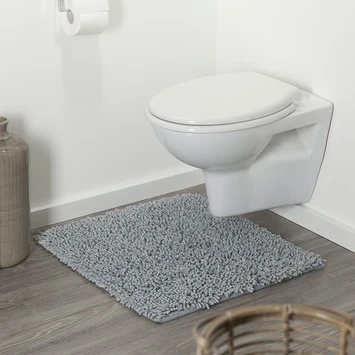 Sealskin WC mat Misto Grijs 60x60 cm Sealskin WC Mat Misto Grijs 60x60 Cm -Badkamerwinkel Voor Thuis 123 2888