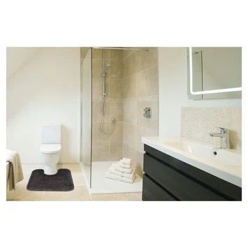 Differnz WC mat Altera 60x60 cm Antraciet Differnz WC Mat Altera 60x60 Cm Antraciet -Badkamerwinkel Voor Thuis 123 2946