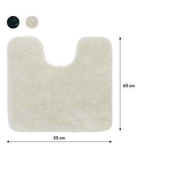 Sealskin toiletmat angora 55x60cm off-white Sealskin Toiletmat Angora 55x60cm Off-white -Badkamerwinkel Voor Thuis 123 3019