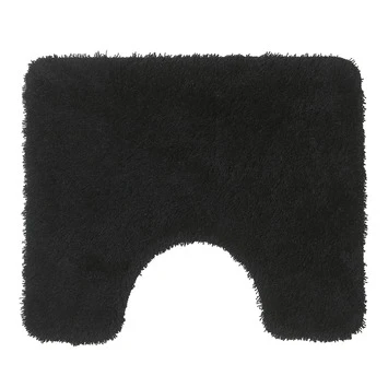GAMMA WC mat Lusanne Zwart 60x50 cm GAMMA WC Mat Lusanne Zwart 60x50 Cm -Badkamerwinkel Voor Thuis 123 3050