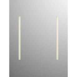 Plieger Spiegel Met Geïntegreerde Verlichting 2 Zijden Zilver 80x55 Cm