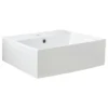 Atlantic Wastafel Jace Vierkant Wit 46x46x15 Cm