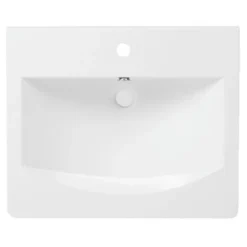 Differnz Wastafel Stripe Wit 59.5x48x16 Cm