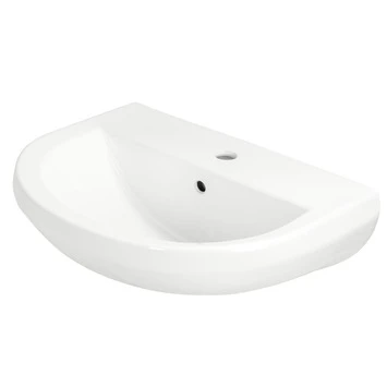 Atlantic wastafel Cole ovaal wit 55.5x44.3x22 cm Atlantic Wastafel Cole Ovaal Wit 55.5x44.3x22 Cm -Badkamerwinkel Voor Thuis 123 3150