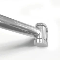 Sealskin Badklapwand S105 2-delig 140x100cm Chroom -Badkamerwinkel Voor Thuis 123 3185