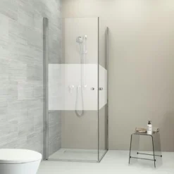 Sealskin Douchecabine Code Hoekinstap 2-delig 90x197 Cm Met Gesatineerde Band