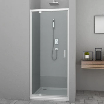 Allibert draaideur Happy 90x185cm wit Allibert Draaideur Happy 90x185cm Wit -Badkamerwinkel Voor Thuis 123 3213