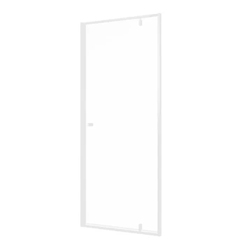 Sealskin Contour Draaideur voor nis 90x200 cm, 6 mm helder veiligheidsglas met antikalklaag Mat wit Sealskin Contour Draaideur Voor Nis 90x200 Cm, 6 Mm Helder Veiligheidsglas Met Antikalklaag Mat Wit -Badkamerwinkel Voor Thuis 123 3221